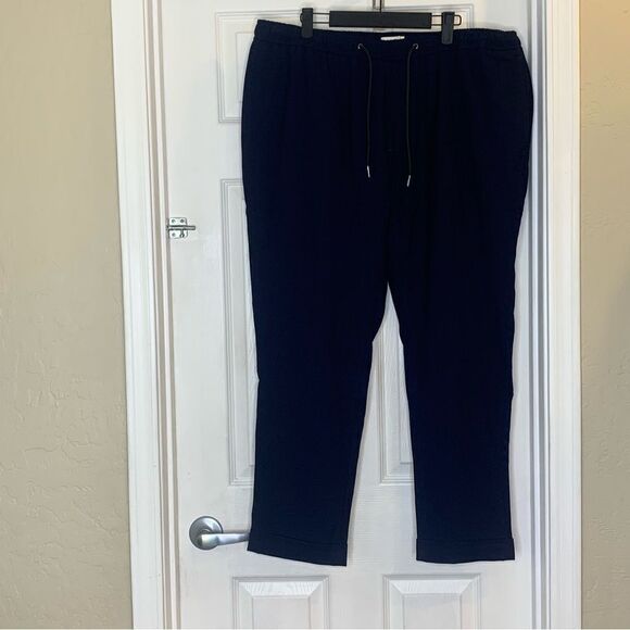 Open Edit Cropped Joggers Navy Size XL - Picture 3 of 11
